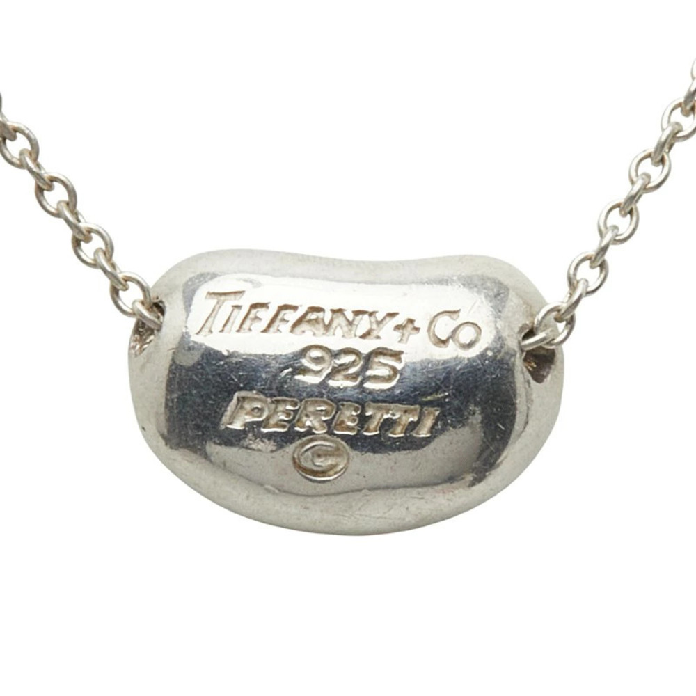 Tiffany Co Bean Necklace Silver TIFFANYCo